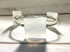 Marshmellow white Large Translucent Beads - Faceted Square Bead - 26mm - Bangle Necklace Earring Jewelry Making Beads