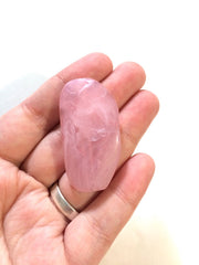 Large SOFT PINK Stone Beads - Acrylic Beads that look like stained glass for Jewelry Making-Necklaces, Bracelets, or Earrings 45MM