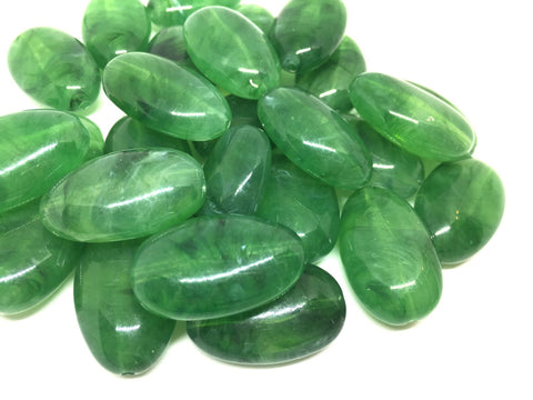 Jalapeño Beads, Green Beads, The Beach Collection, 32mm Oval Beads, Big Acrylic beads, Big Beads, Bangle Beads, Wire Bangle, Beaded Jewelry