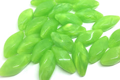 Lime Green 33mm Beads, green beads, large acrylic tube beads, green jewery, green bangle, wire bangle, jewelry making, lime green