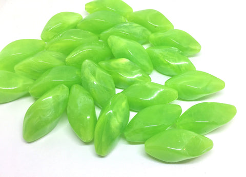 Lime Green 33mm Beads, green beads, large acrylic tube beads, green jewery, green bangle, wire bangle, jewelry making, lime green