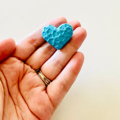 Hearts in Heart 30mm acrylic beads, Blue chunky craft supplies wire bangle jewelry making love beads heart jewelry Valentine’s Day love