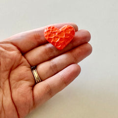 Hearts in Heart 30mm acrylic beads, Orange Resin shimmer chunky craft supplies wire bangle jewelry making love jewelry Valentine’s Day love