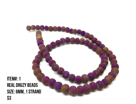 Sale Item #1 Real Druzy Strands