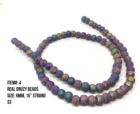 Sale Item #4 Real Druzy Strands