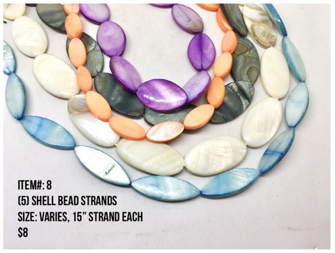 Sale Item #8 Shell Bead Strands