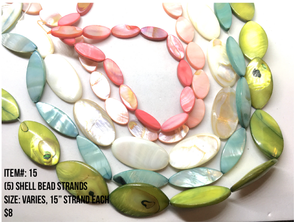 Sale Item #15 Shell Bead Strands