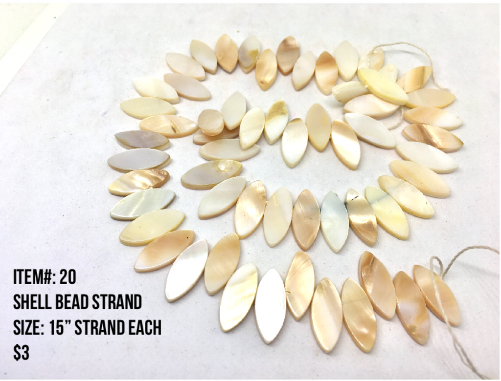 Sale Item #20 Shell Bead Strands