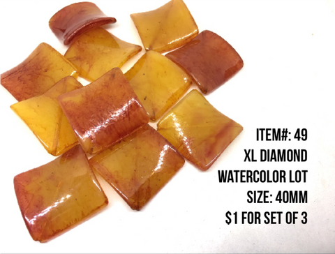 Sale Item #49 XL Diamond Watercolor Lot