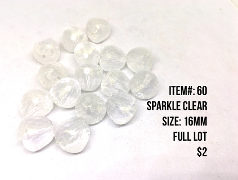 Sale Item #60 Sparkle Clear Lot