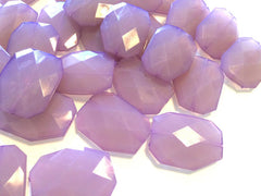 XL 39mm Lilac Purple Beads, Chunky Acrylic Beads, Jewelry Making, Necklaces, Bracelets, Earrings Making, purple Statement Necklaces