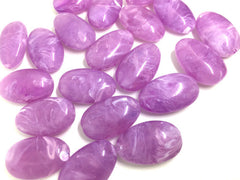 Purple Beads, Lavender Beads, 32mm Oval Gemstone Beads, The acrylic chunky craft supplies for wire bangle or jewelry making, statement necklace, round colorful beads, The Beach Collection,