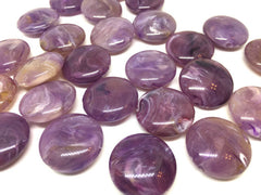 Purple Beads, The Eclipse Collection, 23mm Beads, circular acrylic beads, bracelet necklace earrings, jewelry making, bangle