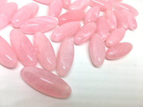 Pink Beads, Soft Pink, The POD Collection, 33mm Beads, big acrylic beads, bracelet, necklace, acrylic bangle beads, pink jewelry