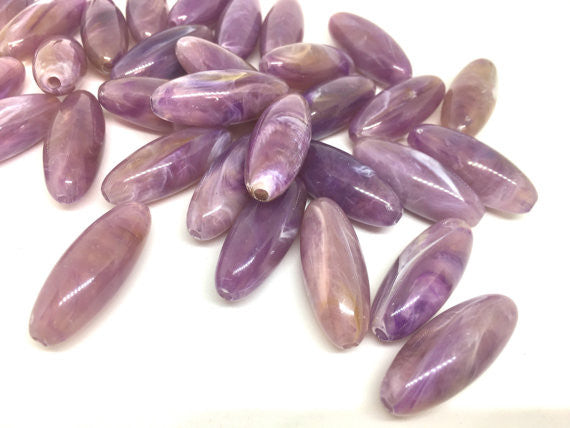 Purple Beads, The POD Collection, 33mm Beads, big acrylic beads, bracelet, necklace, acrylic bangle beads, purple jewelry