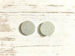 Acrylic Earring Blanks, Silver Glitter Acrylic, 16mm earring circles, monogram jewelry, monogram earrings, acrylic blanks, circular earrings, acrylic circles cut