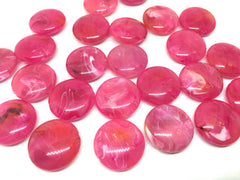 Pink Beads, The Eclipse Collection, 23mm Beads, circular acrylic beads, bracelet necklace earrings, jewelry making, bangle