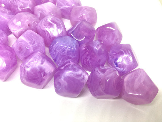 Purple Beads, Lavender, The Jet-Setter Collection, acrylic beads, 22mm beads, Colorful beads, Multi-Color Beads, Gemstones, Chunky Beads, Beaded Jewelry