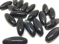 Black Beads, The POD Collection, 33mm Beads, big acrylic beads, bracelet, necklace, acrylic bangle beads, black jewelry