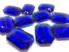 34mm Glass Crystal in royal blue crystals, faceted crystals for jewelry creation, wire bangle making, glass beads, bangle beads, bracelet