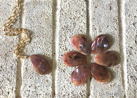 Purple Brown Teardrop Pendants, 57x36mm, acrylic gem pendants, 1 hole pendant, long necklace, wire wrapped pendant, wrapping pendant brown