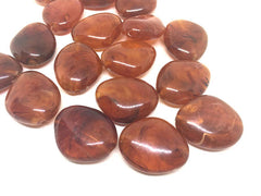 Amber Brown 31mm acrylic beads, chunky statement necklace, wire bangle, jewelry making, QUEEN Collection, oval beads, large amber necklace