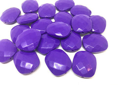 Purple Cushion Cut beads, black 25mm Beads, Rectangle Beads, Oval Beads, Bangle Beads, Bracelet Beads, necklace beads, purple bangle beads