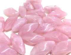 Blush Pink 33mm Beads, pink beads, large acrylic tube beads, pink jewelry, blush bangle, wire bangle, jewelry making, big pink beads