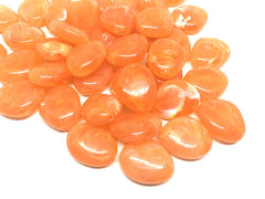 Orange Creamsicle Beads, The Princess Collection, 25mm Beads, big acrylic beads, bracelet necklace earrings, jewelry making, bangle beads
