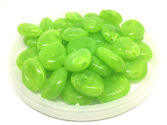 Key Lime Green Beads, The Princess Collection, 25mm Beads, big acrylic beads, bracelet necklace earrings, jewelry making, green jewelry