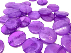 Purple round beads, dark purple circular beads, Creamy Beads, Bangle Making, Jewelry Making, 27mm Circle Beads, purple Jewelry, violet jewelry