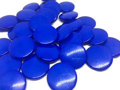 Royal blue round beads, blue circular beads, Bangle Making, Jewelry Making, 27mm Circle Beads, blue Jewelry, florida beads, florida jewelry