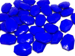 Royal Blue faceted beads, blue beads, Bangle Making, Jewelry Making, 27mm Beads, blue necklace, royal blue jewelry, royal blue bangle