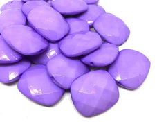 Lavender Faceted Puffed Oval 31mm Bead, Oval purple Bead, Bangle or Jewelry Making, bangle beads, purple jewelry, purple beads