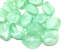 Winter Mint Green Beads, Mint Beads, Acrylic Beads, 31mm beads, Colorful beads, green Beads, green Gemstones, Chunky Beads