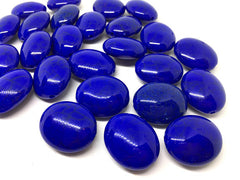 Royal blue Dinosaur Egg Beads, 24mm Beads, big acrylic beads, bracelet, necklace, acrylic bangle beads, dark blue jewelry, navy blue beads