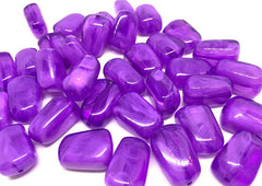 Purple 21mm Beads, geometric acrylic beads, bracelet necklace earrings, jewelry making, acrylic bangle beads, purple beads, purple bangle