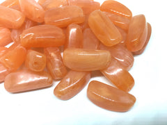 Creamsicle Beads, Orange Beads The Sprinkle Collection, 27mm Beads, Rectangle Beads, Log Beads, Bangle Beads, Bracelet Beads, necklace beads