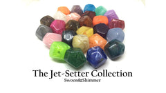 Acrylic Beads, The Jet-Setter Collection, 22mm beads, Colorful beads, Multi-Color Beads, Gemstones, Chunky Beads, Beaded Jewelry
