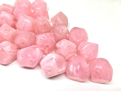 Pink Beads, Soft Pink, Acrylic Beads, The Jet-Setter Collection, 22mm beads, Colorful beads, Multi-Color Beads, Gemstones, Chunky Beads
