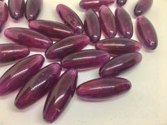 Purple Beads, Eggplant, The POD Collection, 33mm Beads, big acrylic beads, bracelet, necklace, acrylic bangle beads, purple jewelry