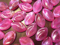 Pink Beads, The Marquise Collection, pink beads, 30x21mm Beads, dark pink beads, big acrylic beads, pink jewelry, pink bracelet necklace