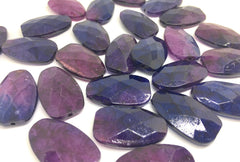 36mm purple Blue Galaxy Nugget Beads, Bangle Beads, Jewelry Making, navy blue beads, statement necklace, wire bracelet, purple beads