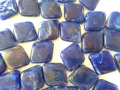 Royal blue Beads, The Diamond Collection, 32x27mm Beads, big acrylic beads, dark blue beads, bracelet necklace earrings, jewelry making