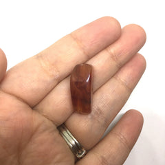 Amber Beads, The Sprinkle Collection, 27mm Beads, Rectangle Beads, Log Beads, Bangle Beads, Bracelet Beads, necklace beads, acrylic beads