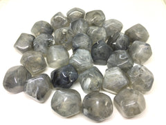 Gray Beads, Acrylic Beads, The Jet-Setter Collection, 22mm beads, Colorful beads, Multi-Color Beads, Gemstones, Chunky Beads