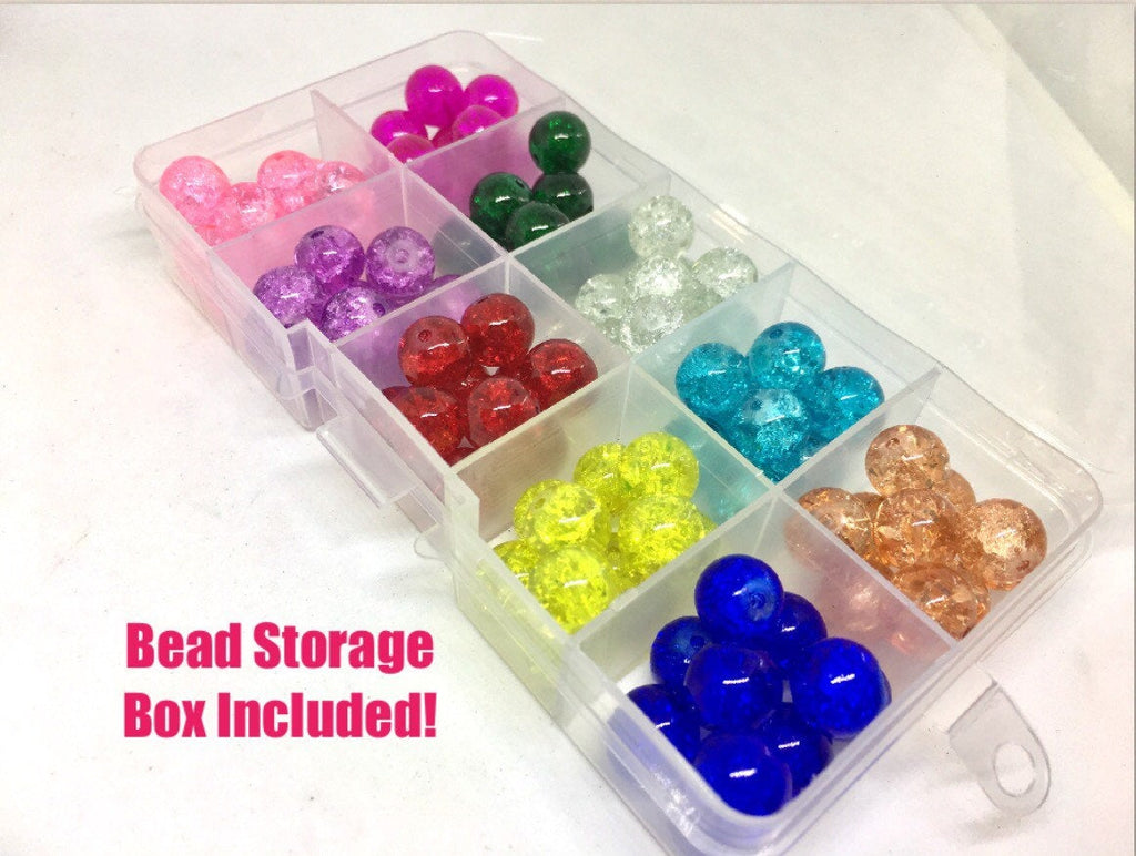 Sealing Wax Bead Kit Organizer with Over 1200 Beads in 15 Colors