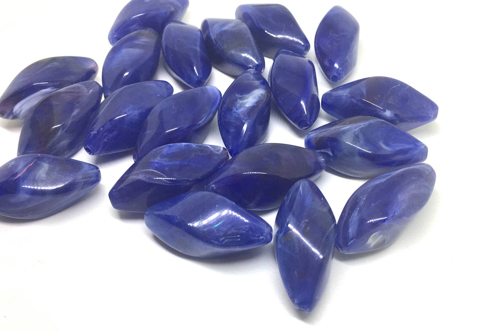 Dark blue 33mm Beads, navy blue beads, large acrylic tube beads, blue jewery, blue bangle, wire bangle, jewelry making, royal blue beads