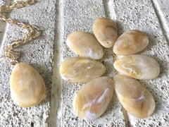 Toffee brown Teardrop Pendants, 57x36mm, acrylic gem pendants, 1 hole pendants, long necklace, wire wrapped pendant, wrapping pendant neckla