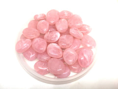 Light Pink Beads, The Princess Collection, 25mm Beads, big acrylic beads, bracelet necklace earrings, jewelry making, pink jewelry, pink bea